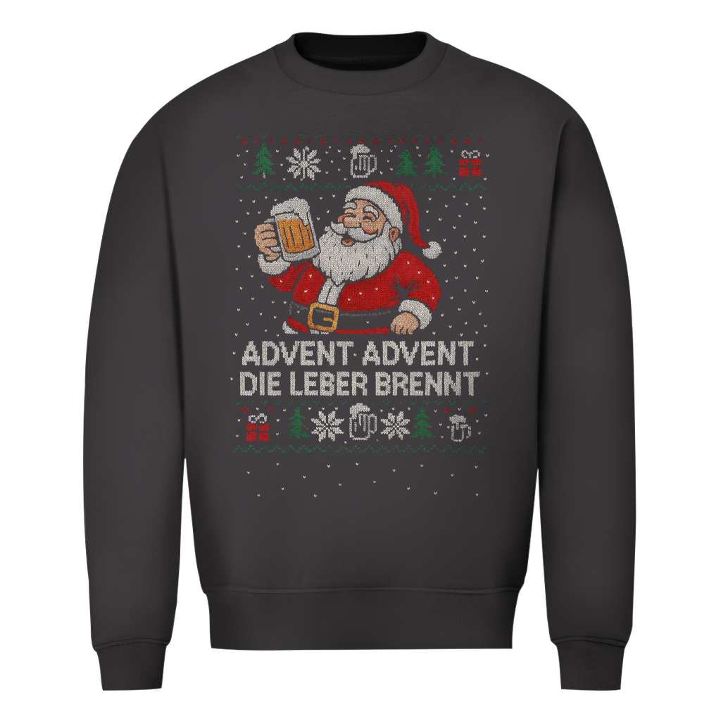 Advent Advent die Leber brennt | Ugly Sweater