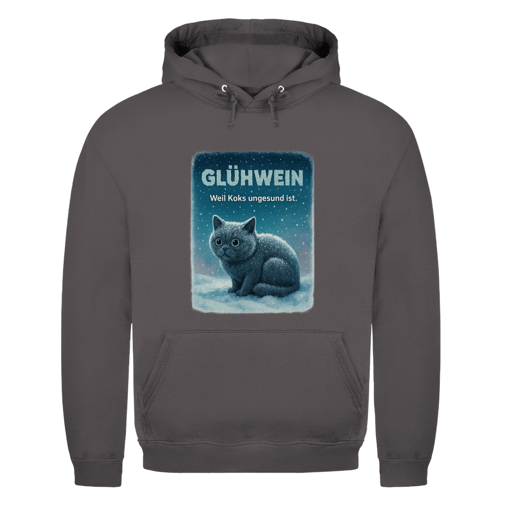 Glühwein weil Koks ungesund ist | Unisex Hoodie