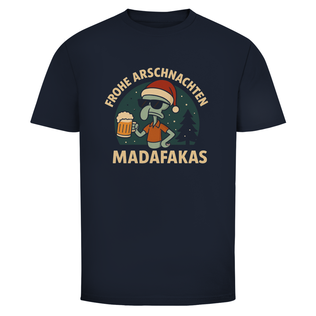 Frohe Arschnachten Madafakas | Unisex T-Shirt