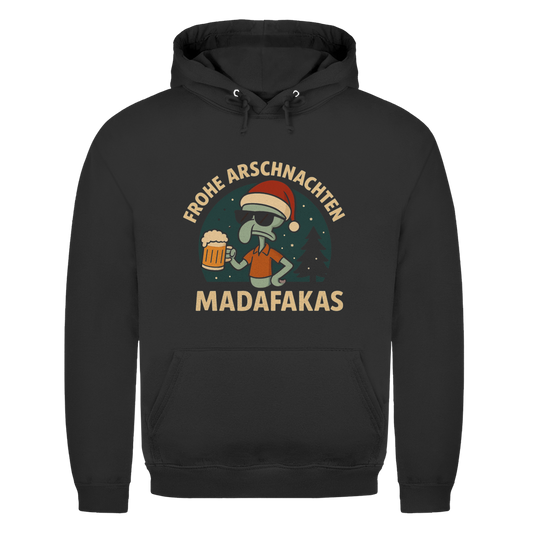 Frohe Arschnachten Madafakas | Unisex Hoodie
