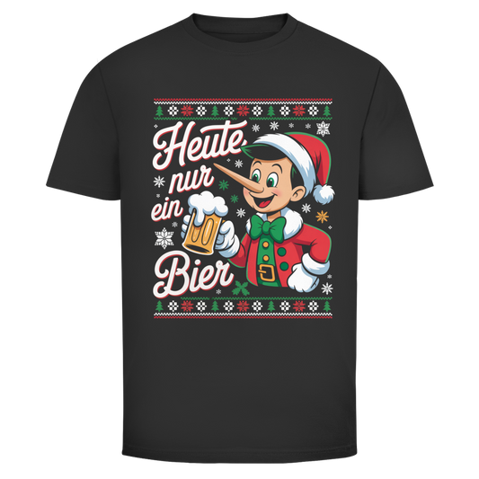 Heute nur ein Bier Xmas Edition | Unisex T-Shirt