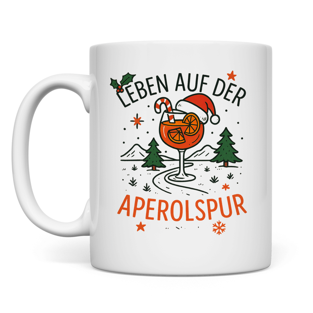 Leben auf der Aperolspur Xmas Edition | Tasse