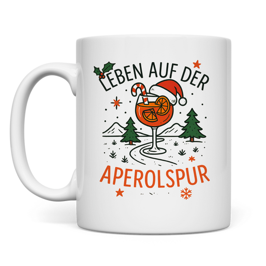 Leben auf der Aperolspur Xmas Edition | Tasse