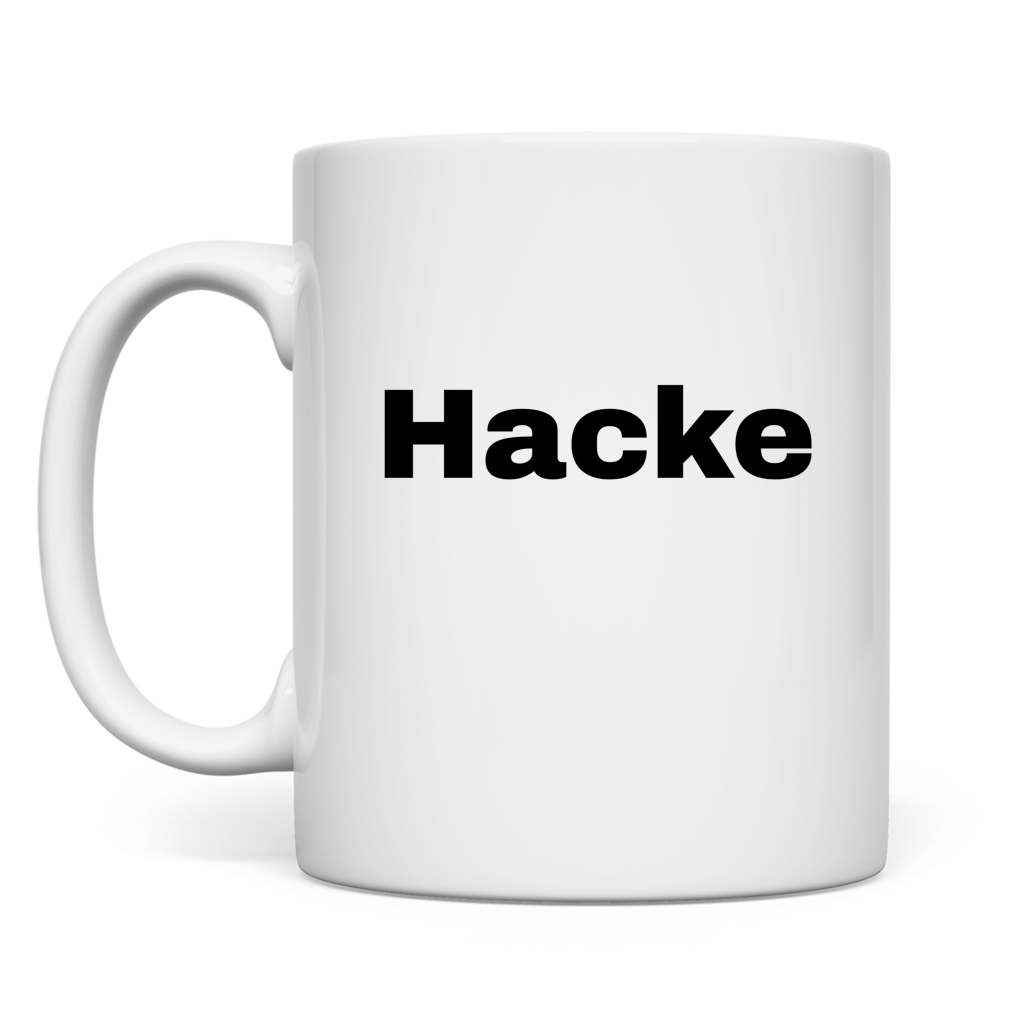 Hacke | Tasse