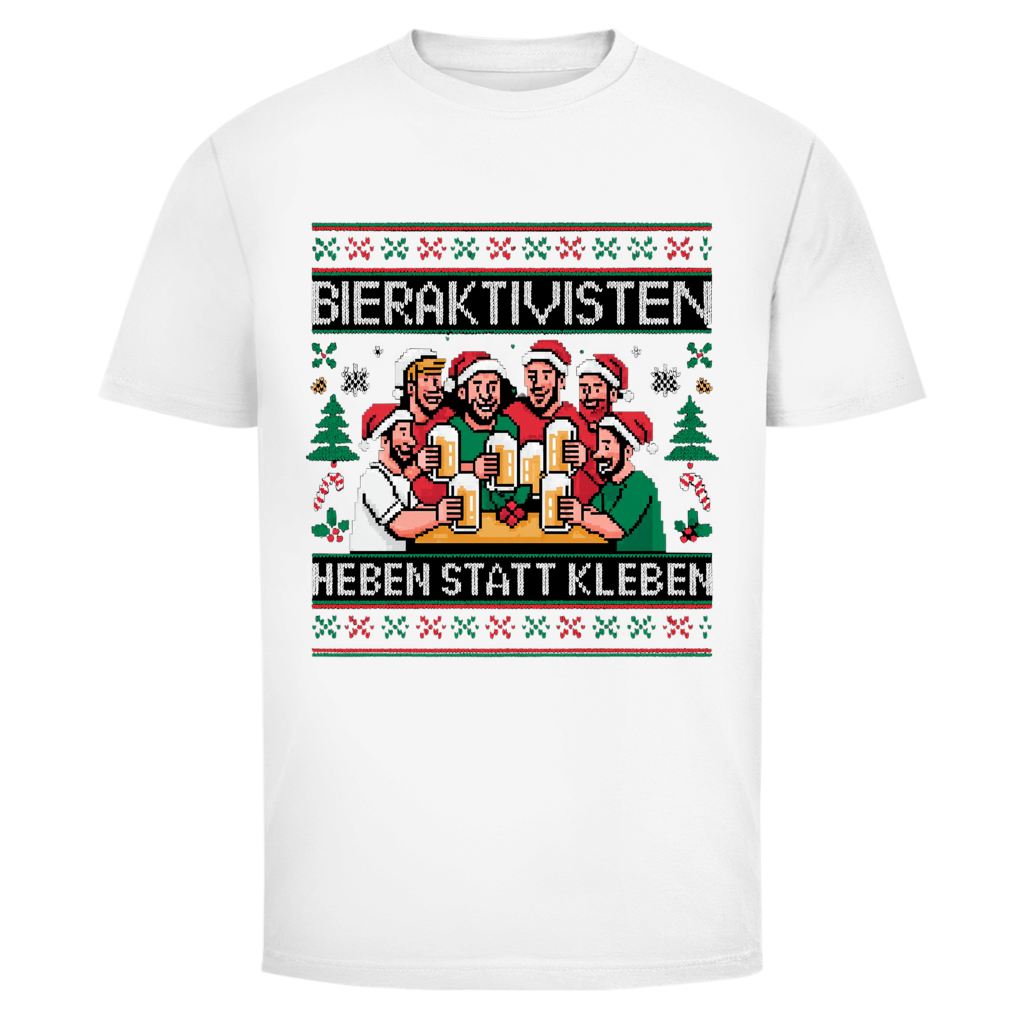 Bieraktivisten heben statt kleben Xmas Edition | Unisex T-Shirt