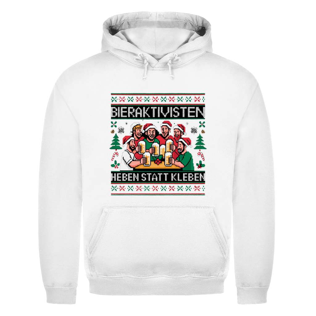 Bieraktivisten heben statt kleben Xmas Edition | Unisex Hoodie