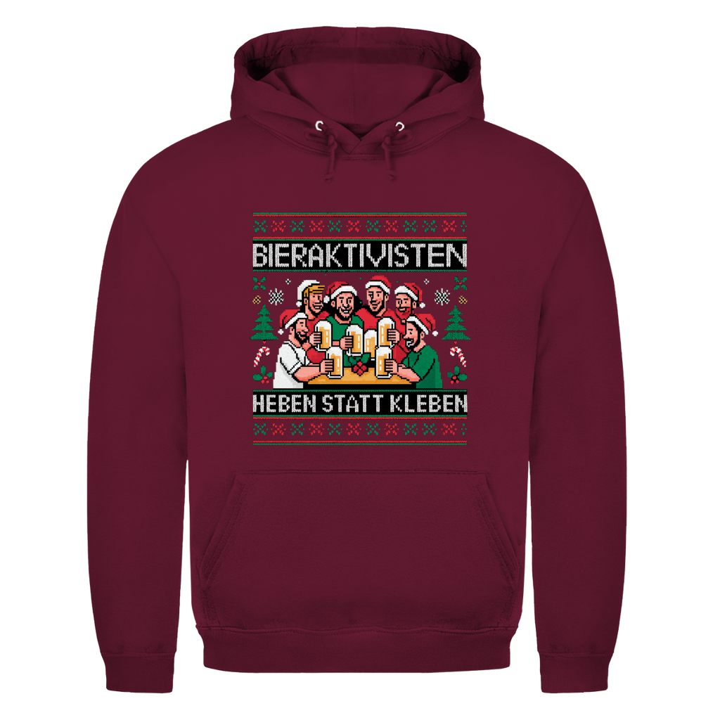 Bieraktivisten heben statt kleben Xmas Edition | Unisex Hoodie