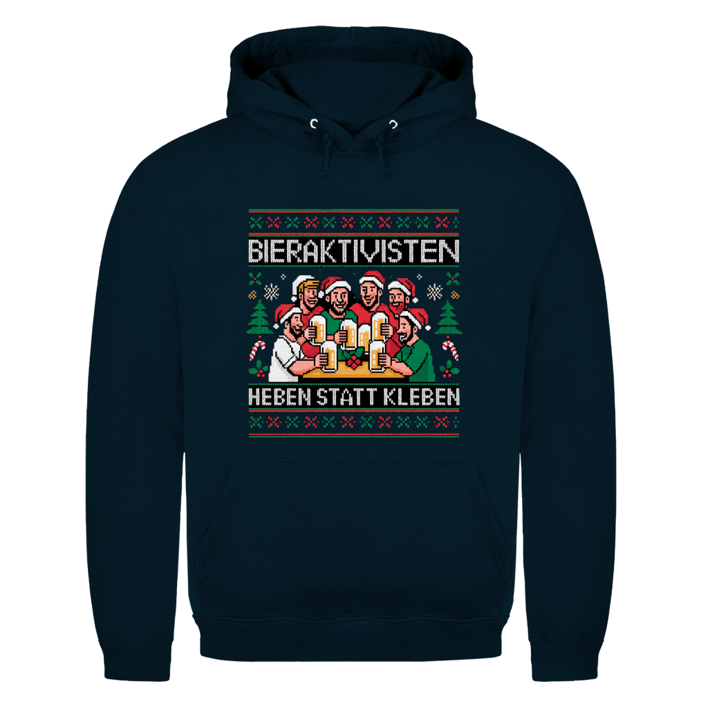 Bieraktivisten heben statt kleben Xmas Edition | Unisex Hoodie