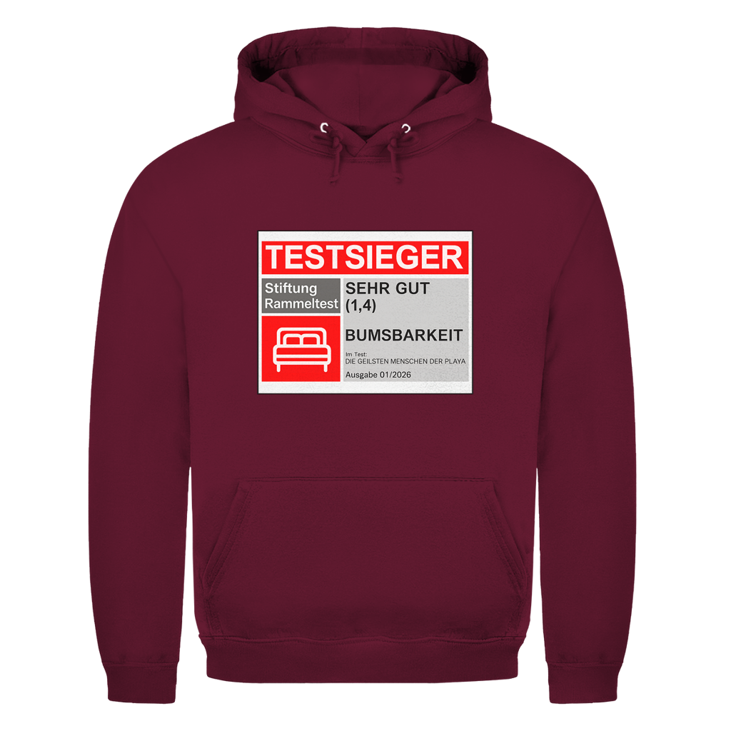Testsieger Bumsbarkeit | Unisex Hoodie