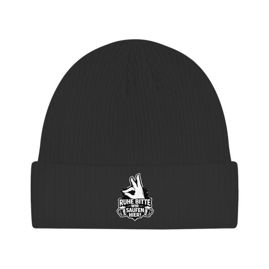 Ruhe bitte! Wir saufen hier | Mütze