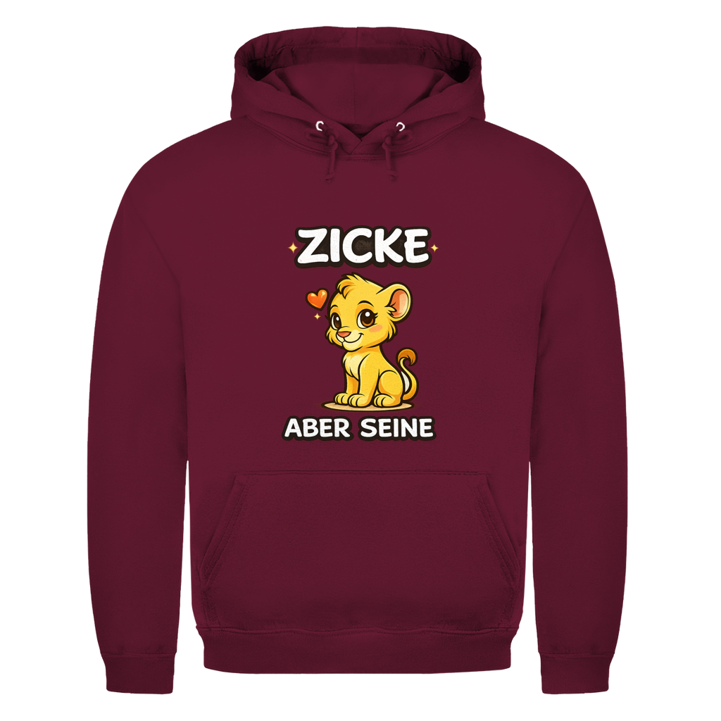 Zicke aber seine Löwin | Unisex Hoodie