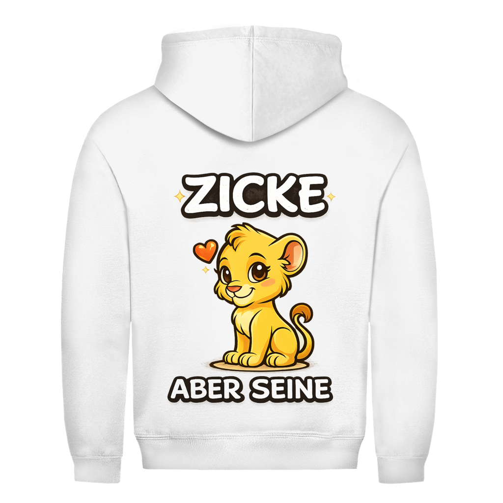 Zicke aber seine Löwin Rückendruck | Unisex Hoodie
