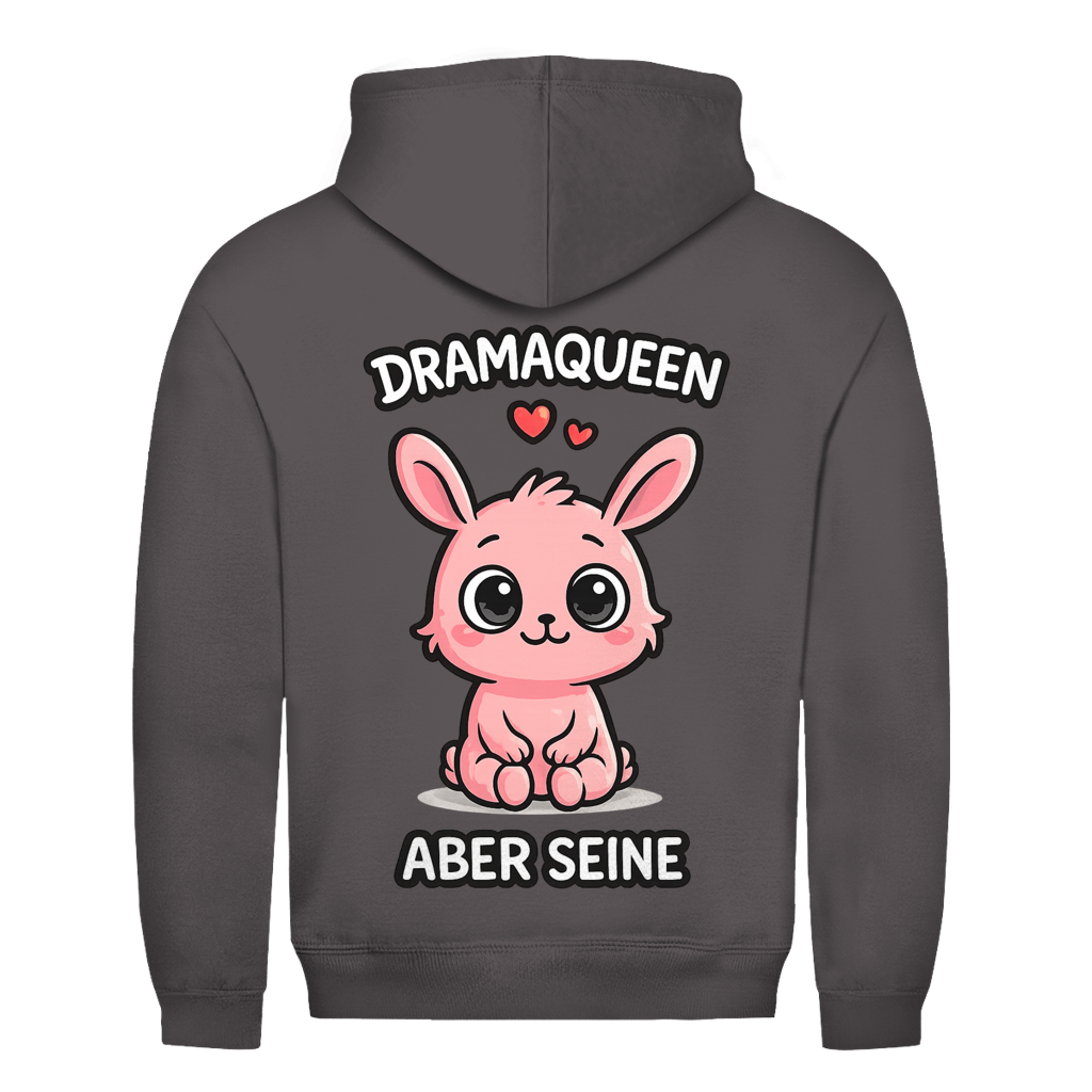 Dramaqueen aber seine Rückendruck | Unisex Hoodie