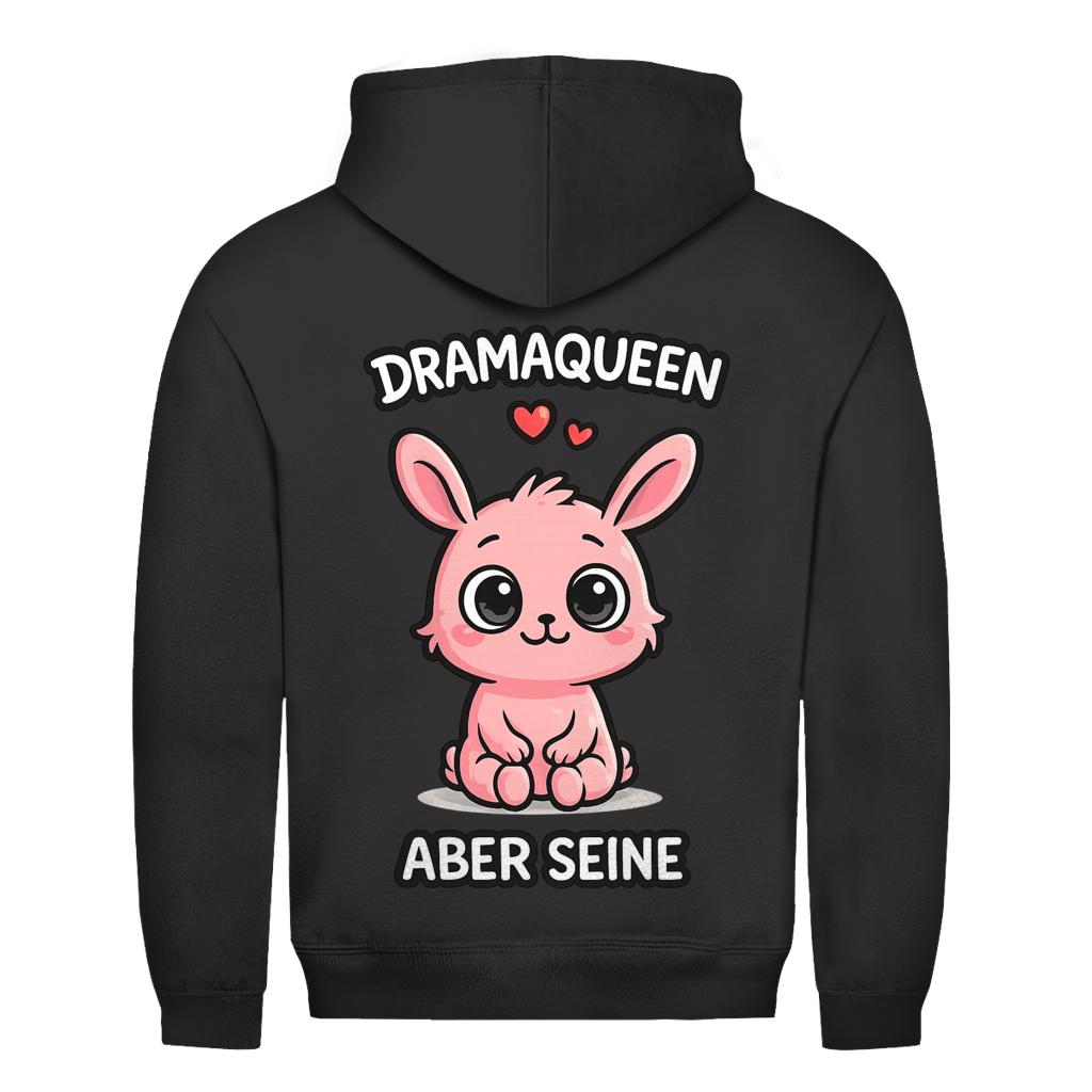 Dramaqueen aber seine Rückendruck | Unisex Hoodie