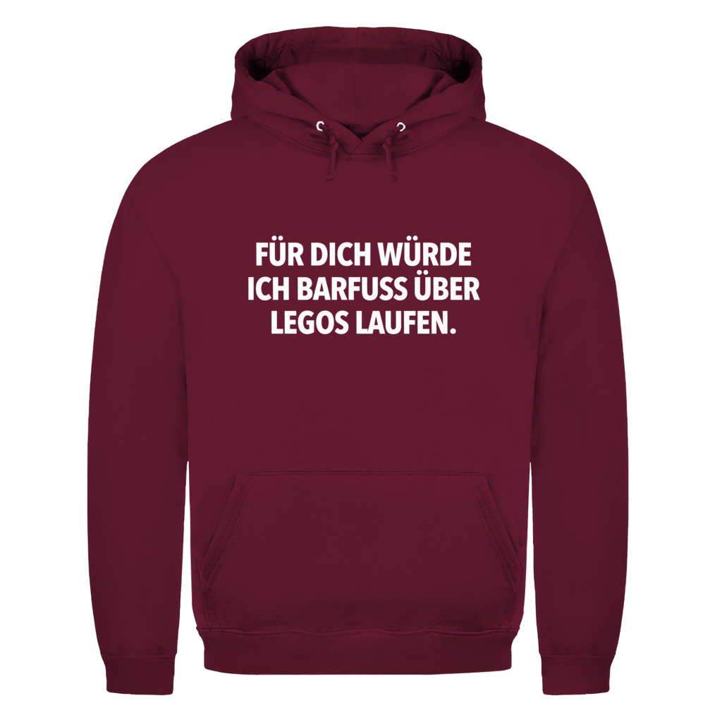 Barfuß über Legos  | Unisex Hoodie