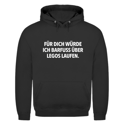 Barfuß über Legos  | Unisex Hoodie