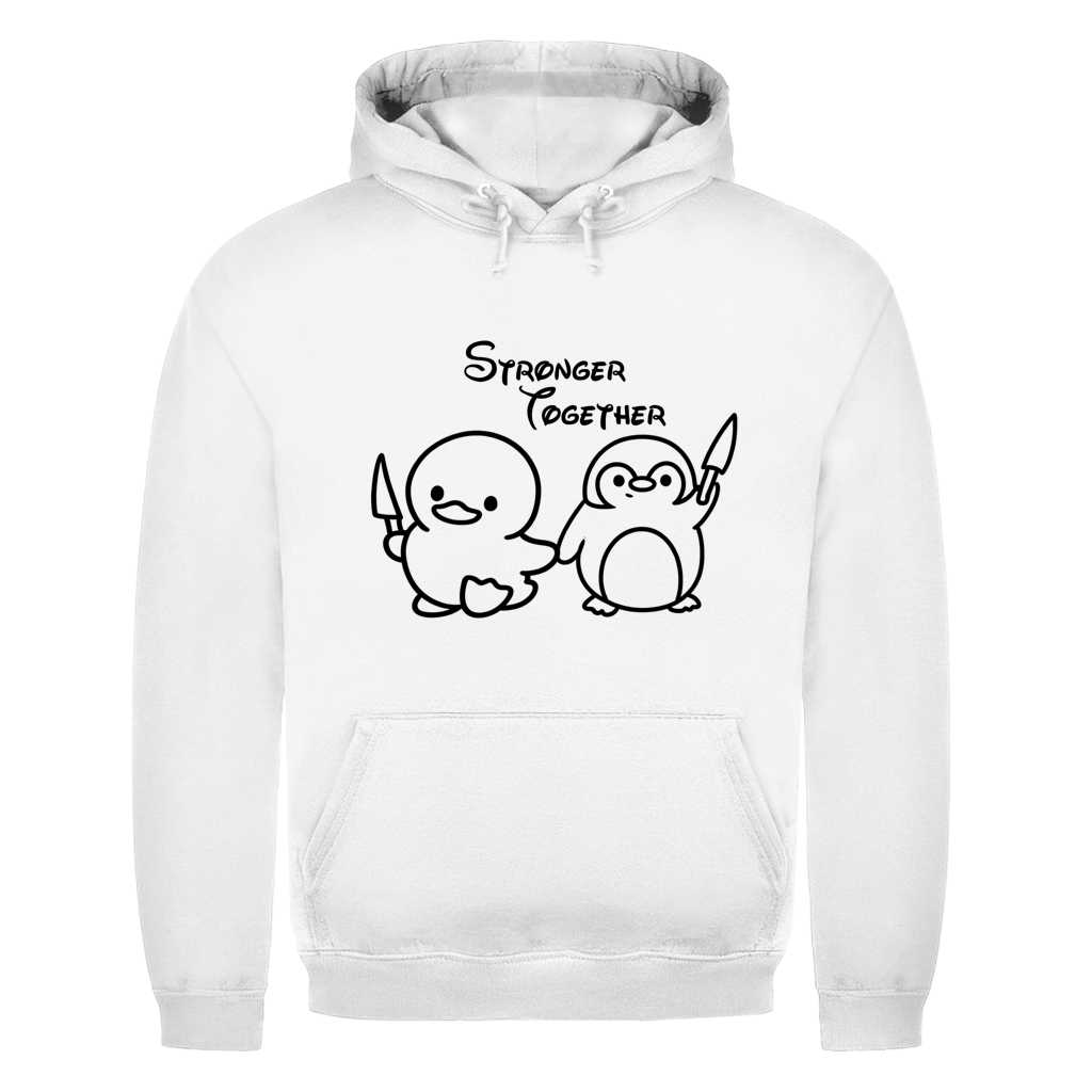 Stronger Together Ente & Pinguin | Unisex Hoodie