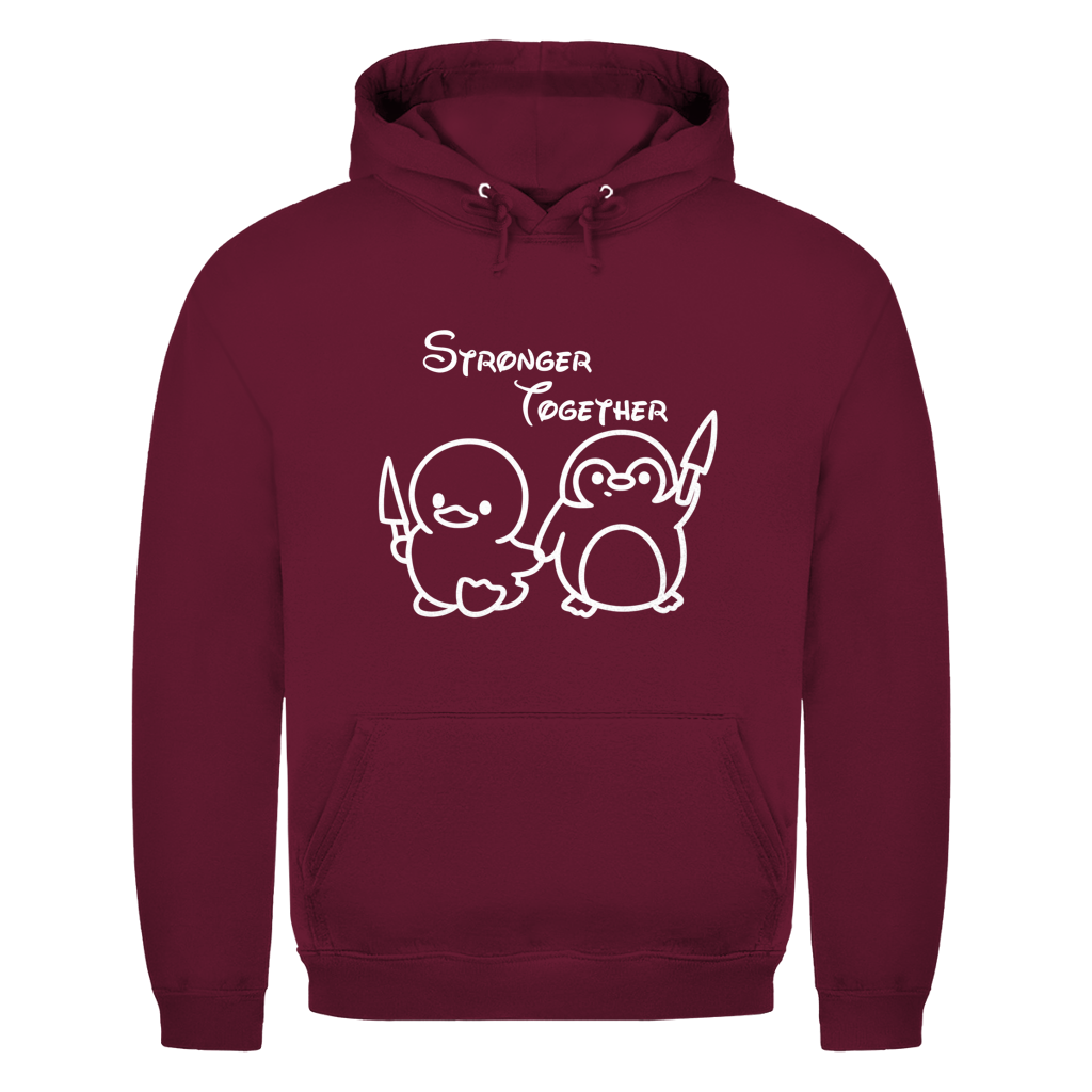 Stronger Together Ente & Pinguin | Unisex Hoodie