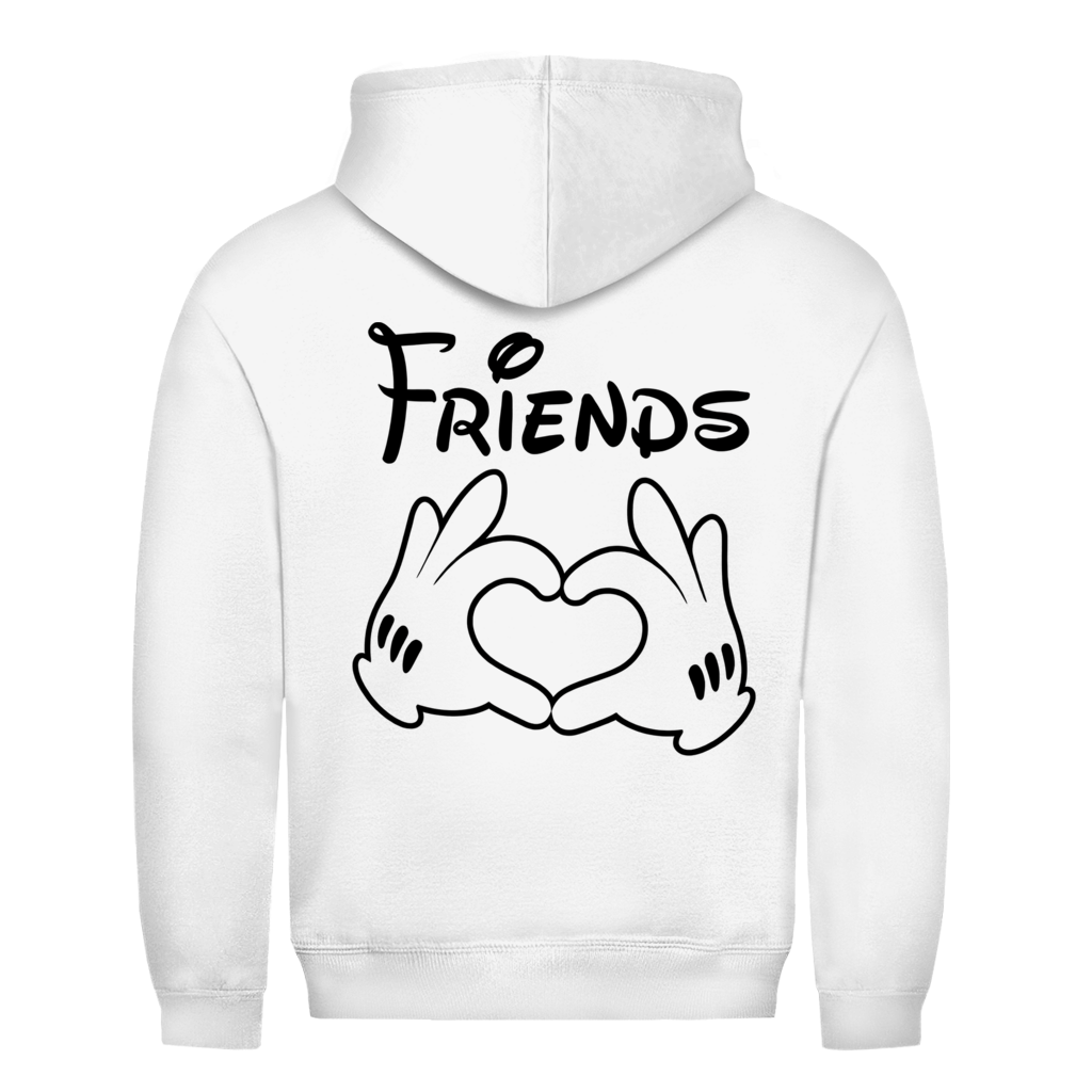 Friends Herz Rückendruck | Unisex Hoodie