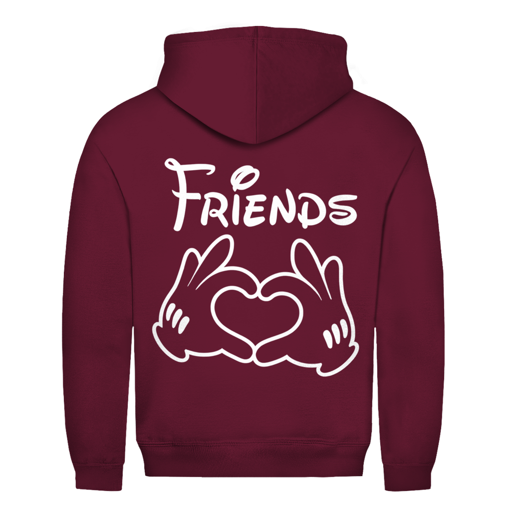 Friends Herz Rückendruck | Unisex Hoodie