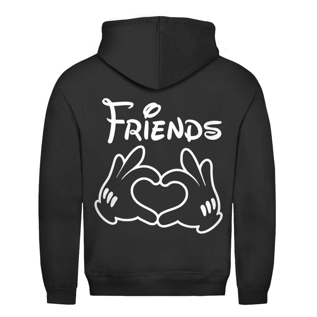 Friends Herz Rückendruck | Unisex Hoodie