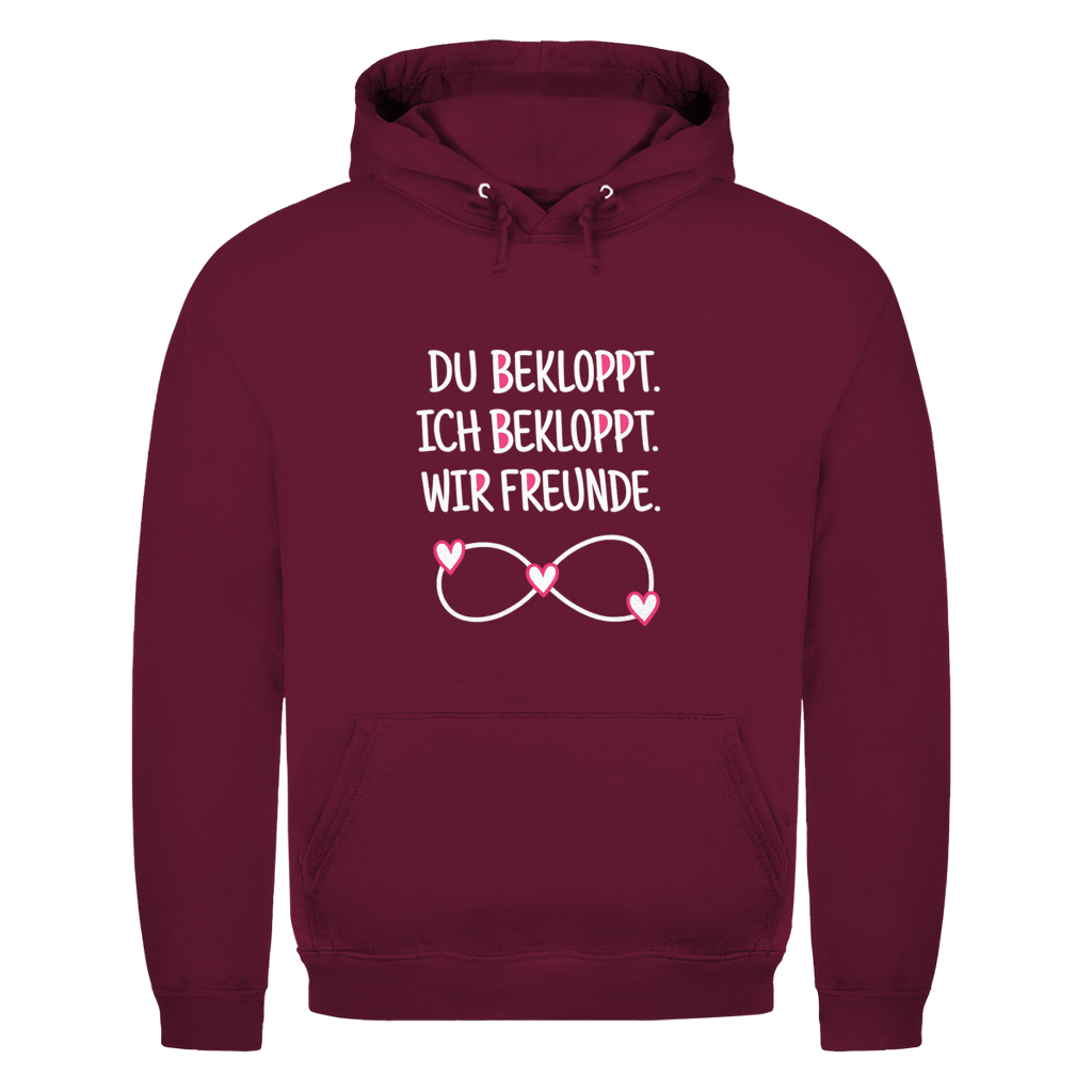 Du bekloppt. Ich bekloppt. | Unisex Hoodie