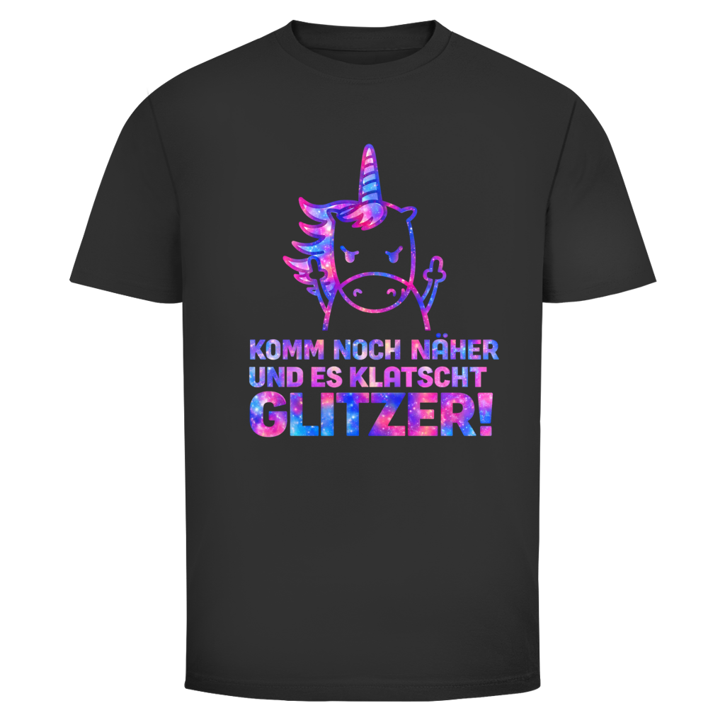 Es klatscht Glitzer! | Unisex T-Shirt