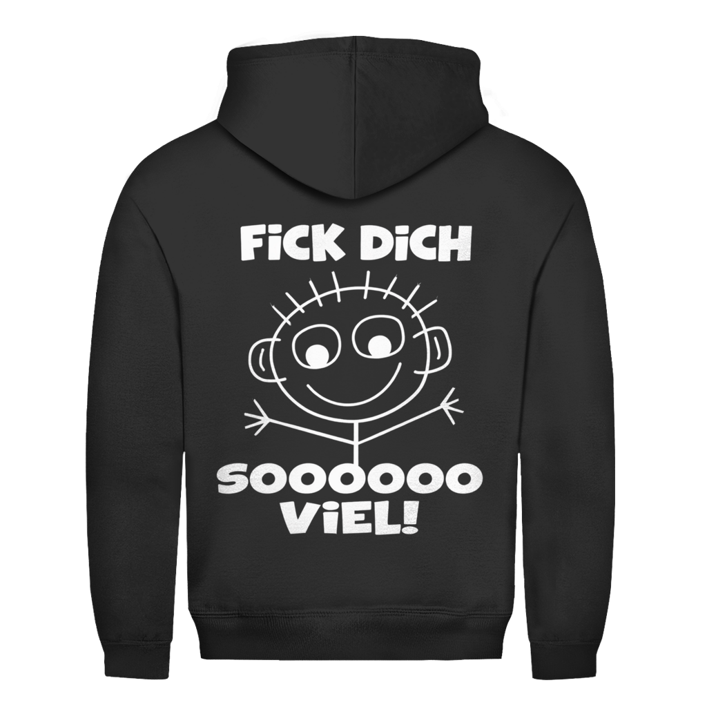 Fick dich sooo viel Rückendruck  | Unisex Hoodie