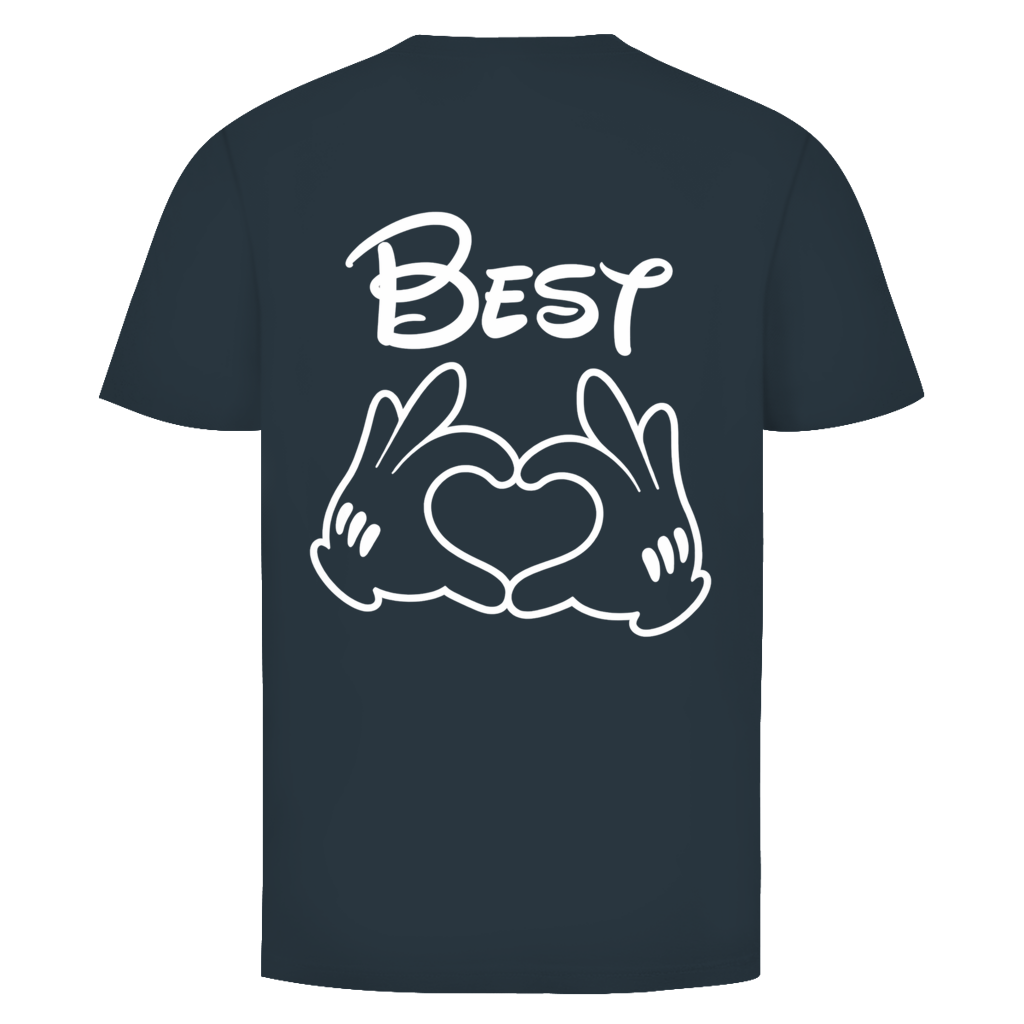 Best Herz Rückendruck | Unisex T-Shirt