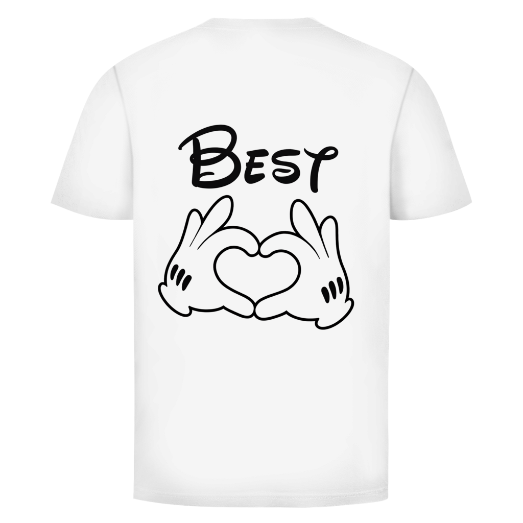 Best Herz Rückendruck | Unisex T-Shirt