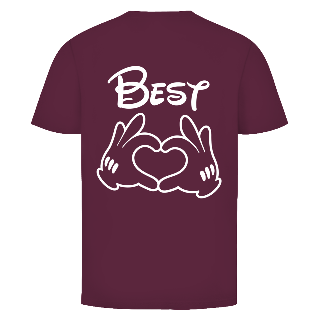 Best Herz Rückendruck | Unisex T-Shirt