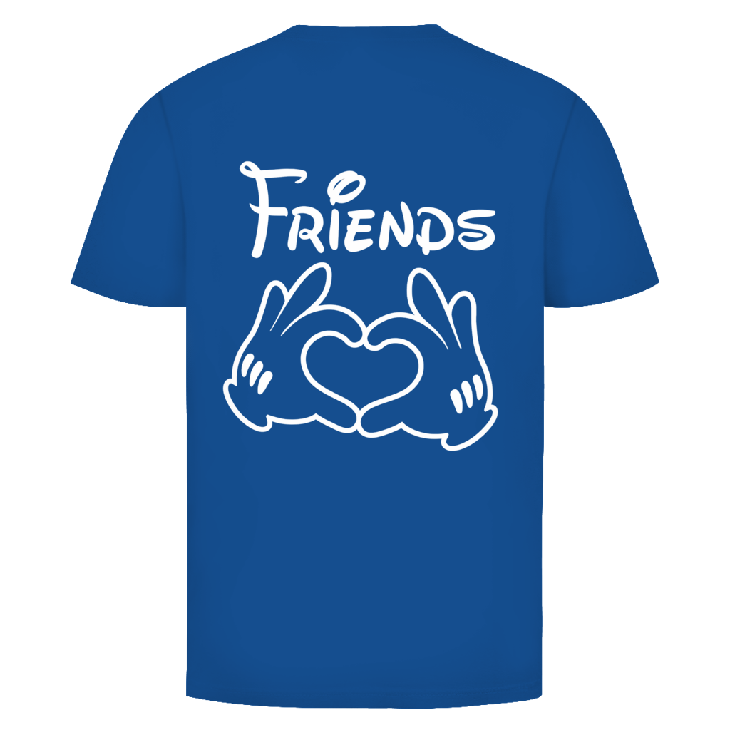 Friends Herz  Rückendruck | Unisex  T-Shirt