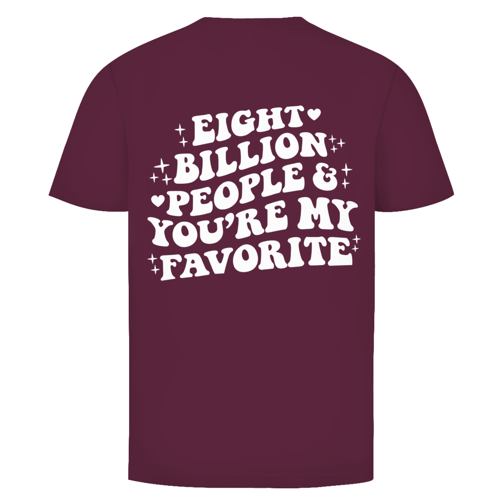 Eight Billion People | Rückendruck T-Shirt