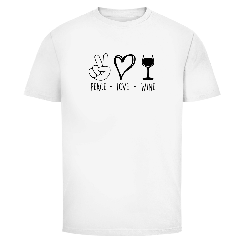 Peace Love Wine | Unisex T-Shirt