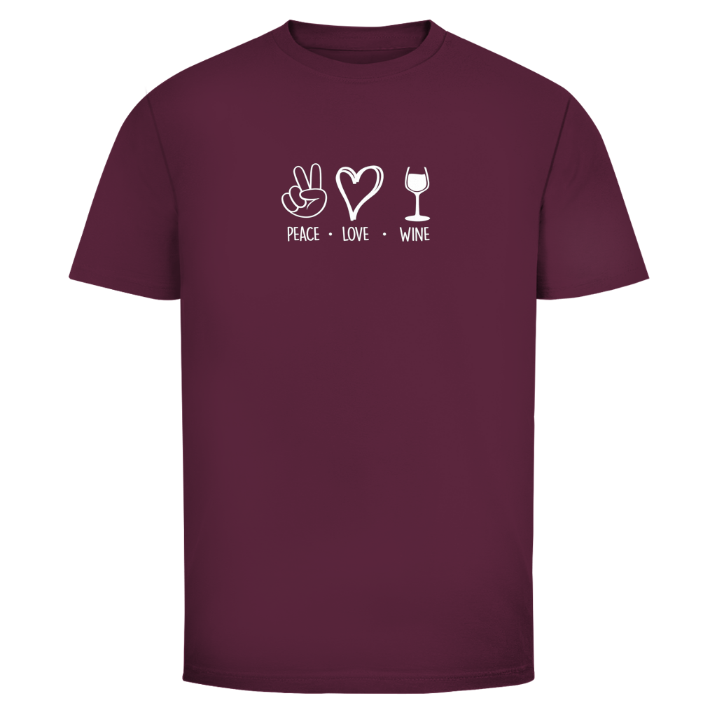 Peace Love Wine | Unisex T-Shirt