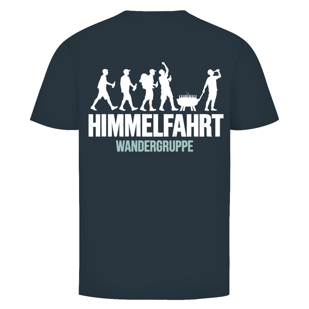 Himmelfahrt Wandergruppe Rückendruck | Unisex T-Shirt