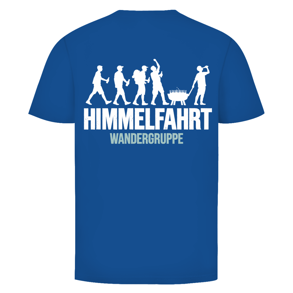 Himmelfahrt Wandergruppe Rückendruck | Unisex T-Shirt