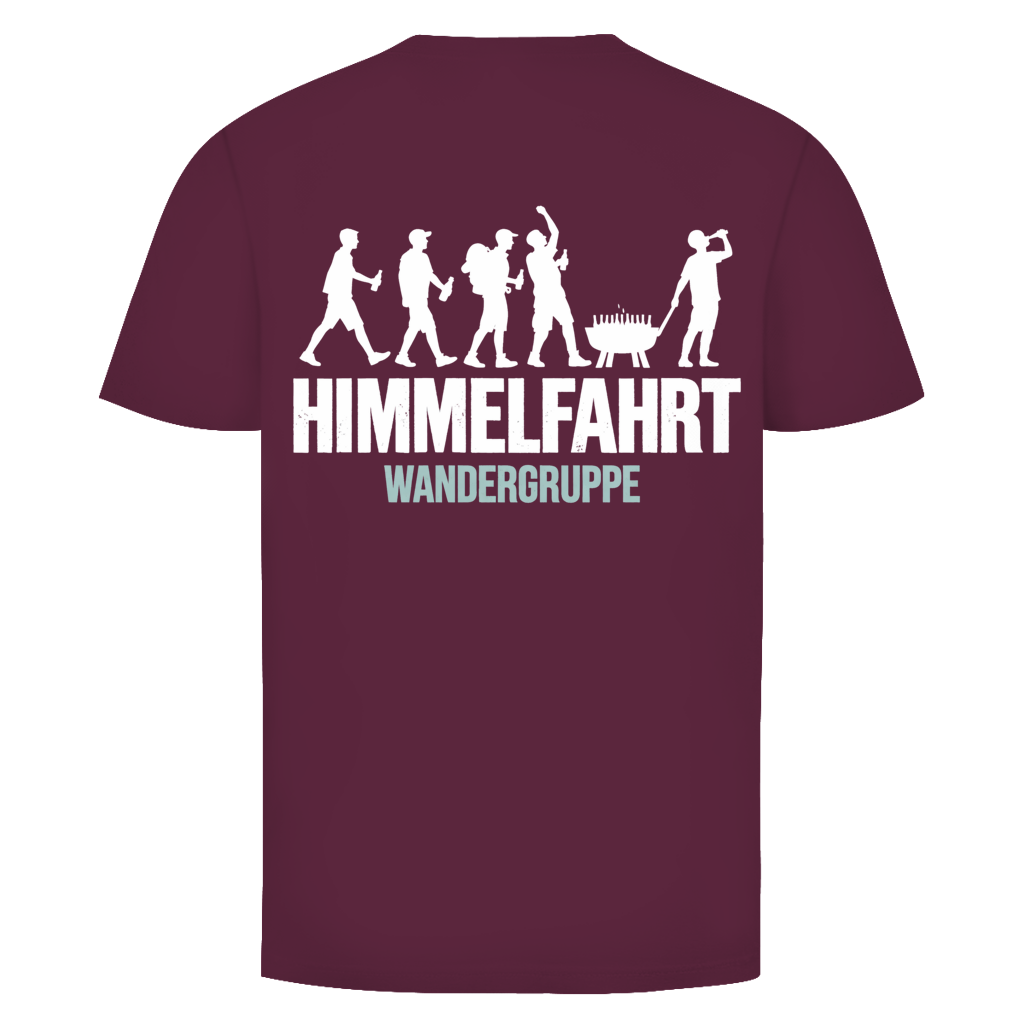 Himmelfahrt Wandergruppe Rückendruck | Unisex T-Shirt
