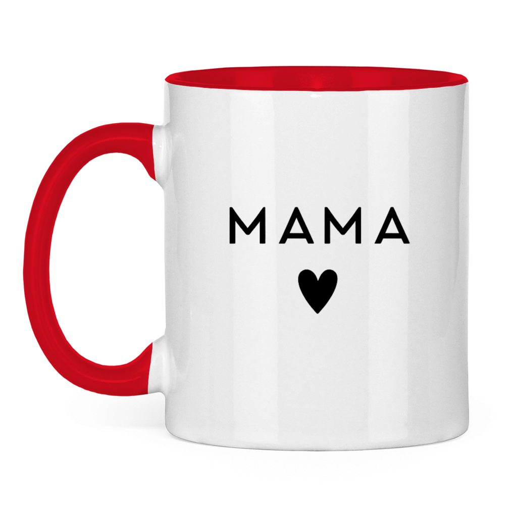 Mama Herz | zweifarbige Tasse