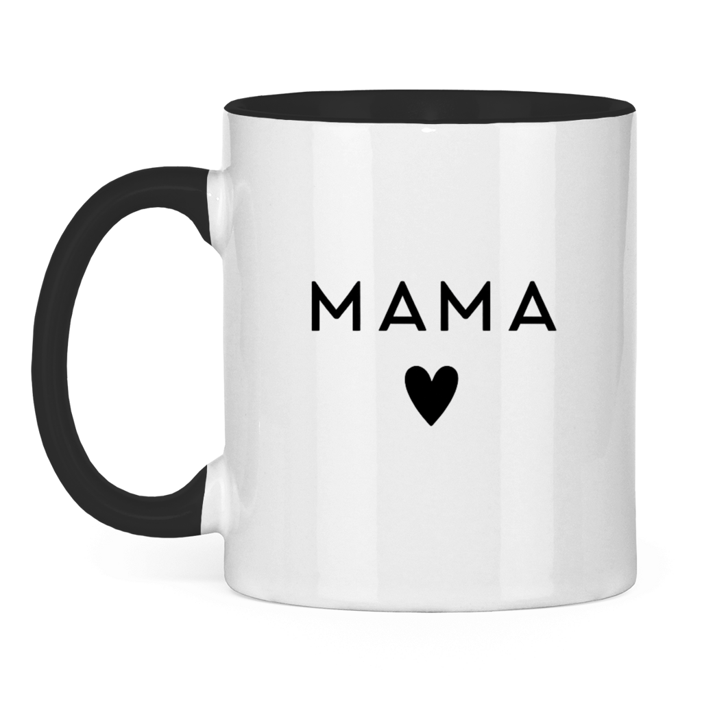 Mama Herz | zweifarbige Tasse