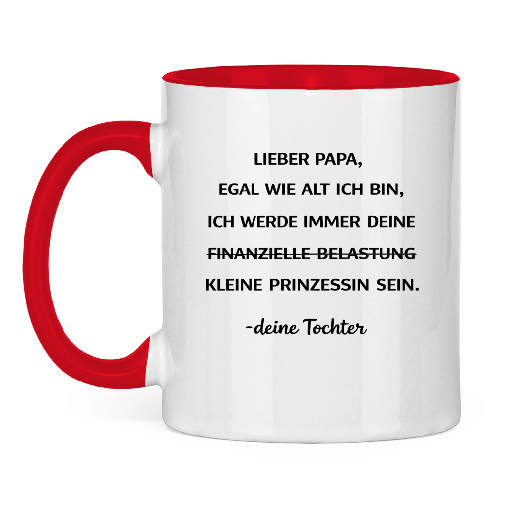 Lieber Papa | zweifarbige Tasse