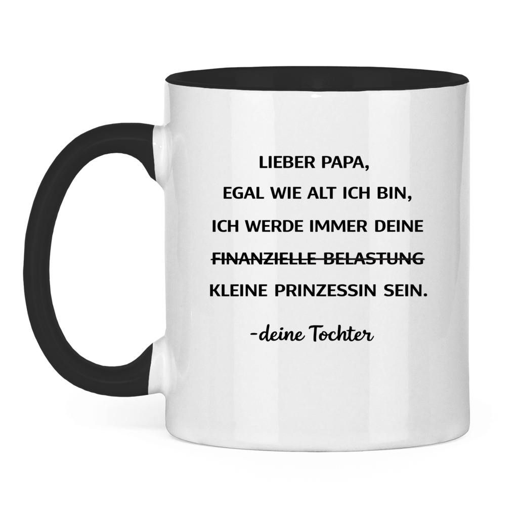 Lieber Papa | zweifarbige Tasse