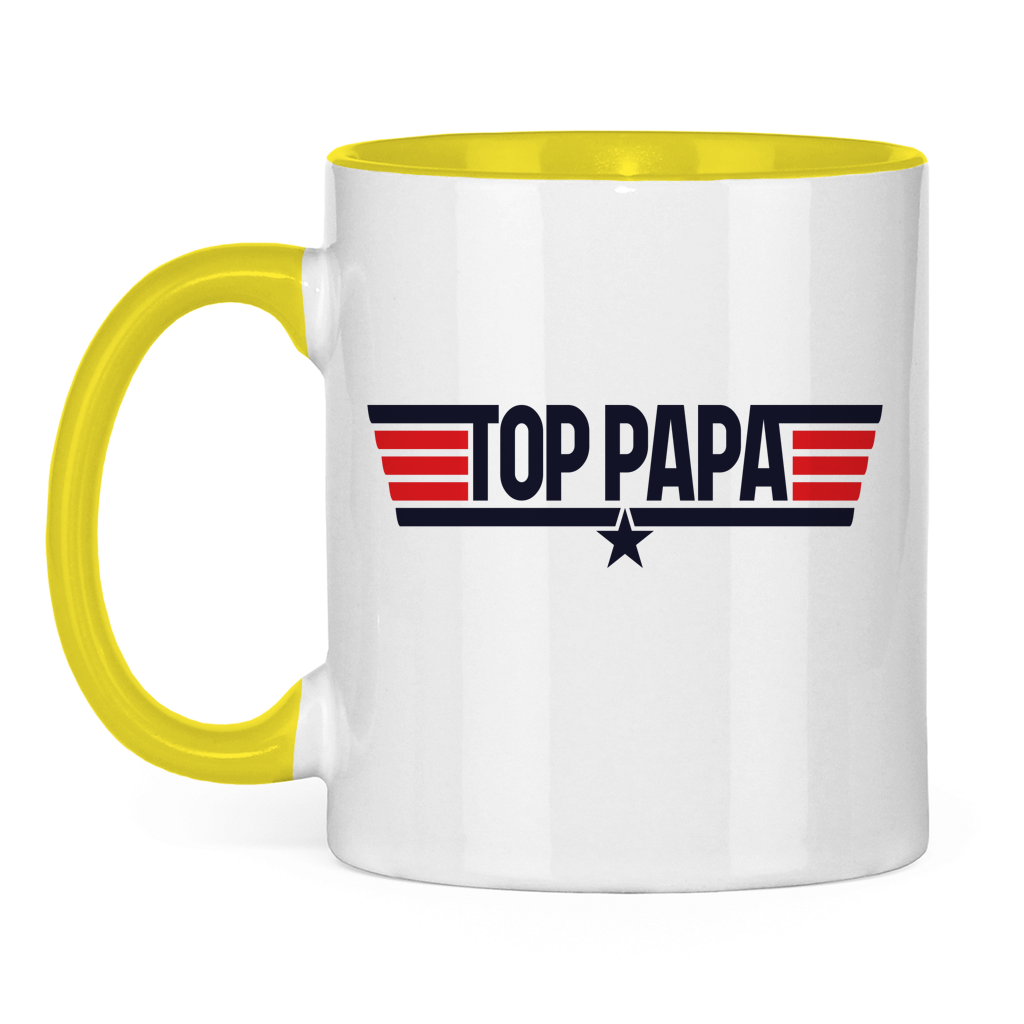 Top Papa  | zweifarbige Tasse