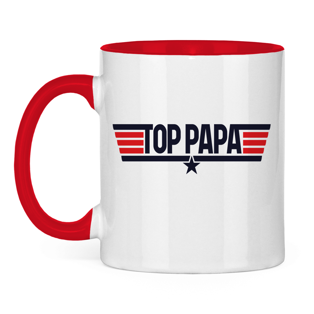 Top Papa  | zweifarbige Tasse