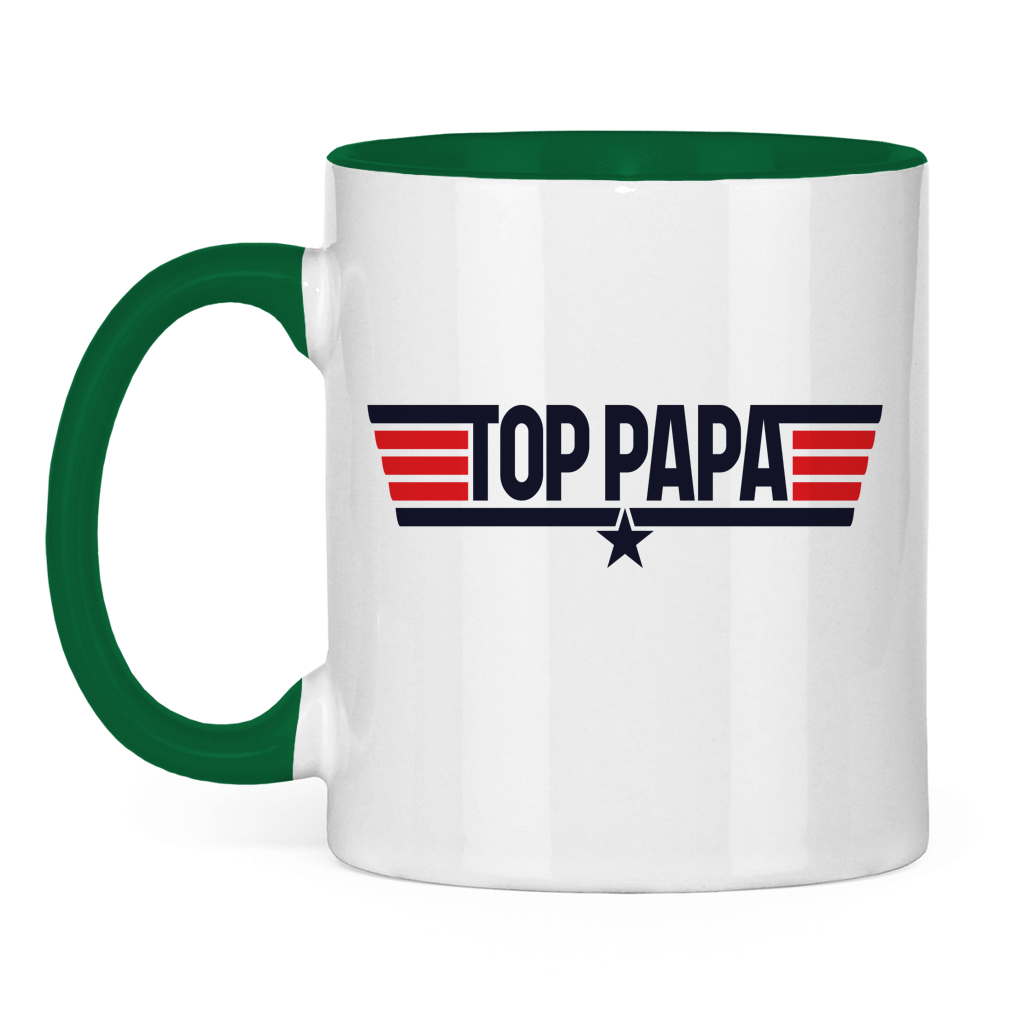 Top Papa  | zweifarbige Tasse