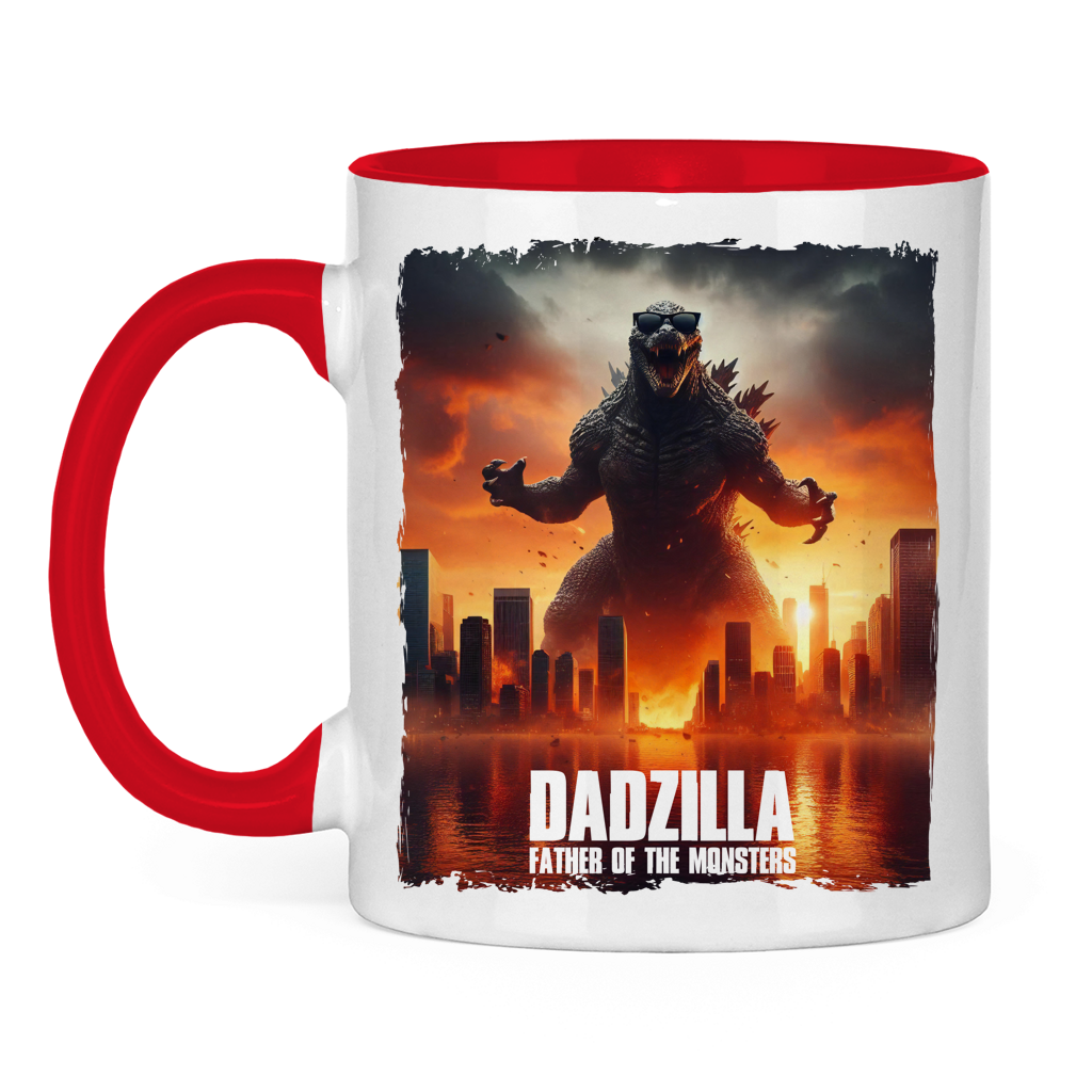 Dadzilla City | zweifarbige Tasse