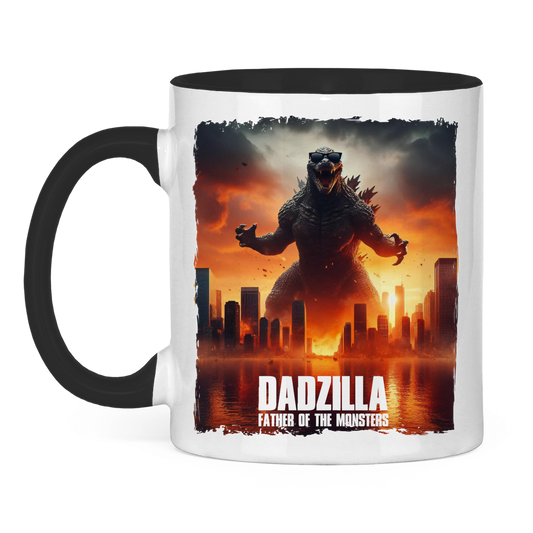 Dadzilla City | zweifarbige Tasse