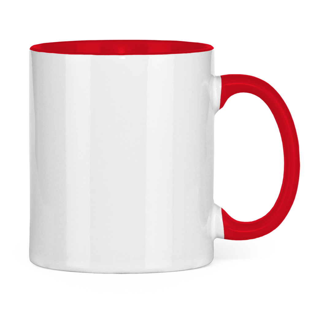 Papa Glück | zweifarbige Tasse