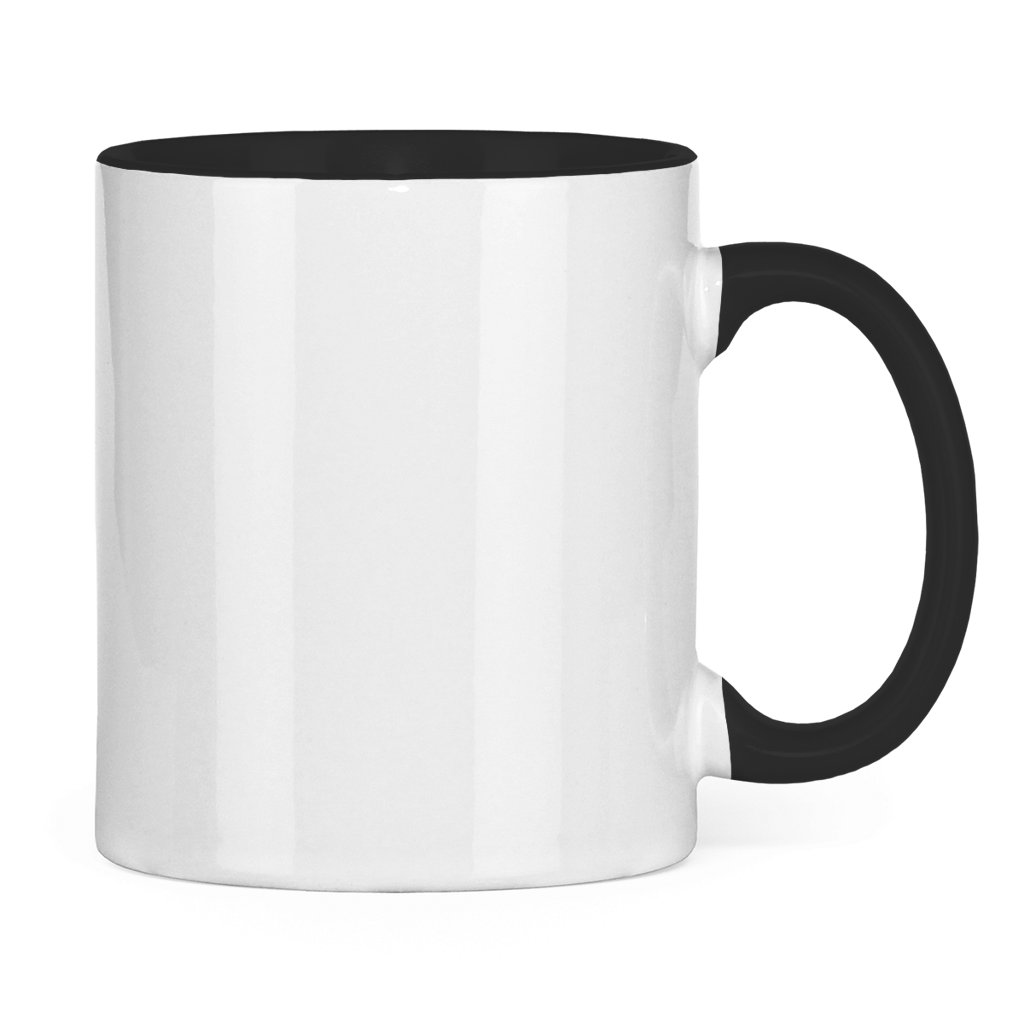 Papa Glück | zweifarbige Tasse