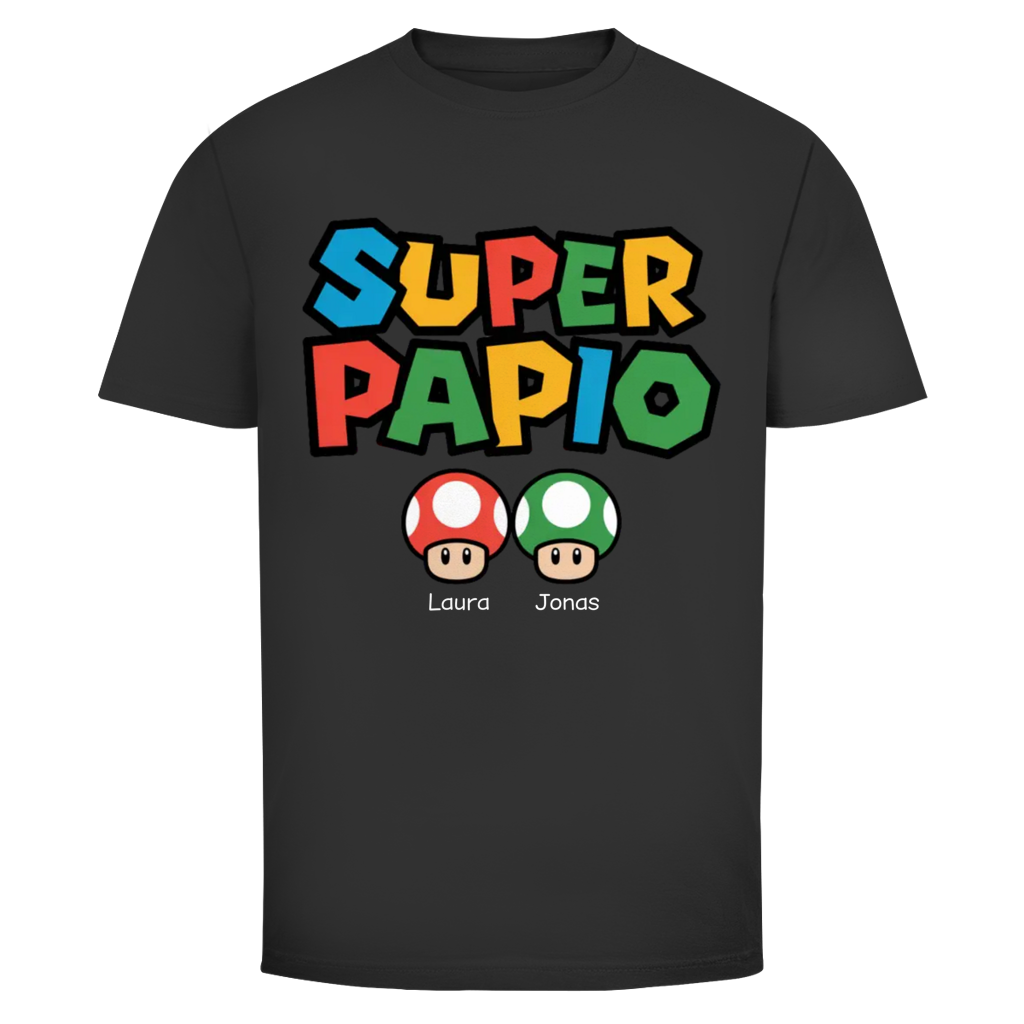 Super Papio personalisiert mit Namen | Unisex T-Shirt